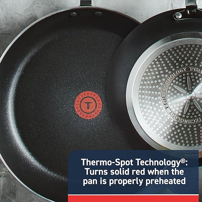 T-Fal Experience Nonstick Fry Pan 12.5 Inch, Oven Broiler Safe 400F, Non Stick - Image 3