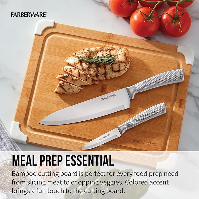Farberware Nonslip Bamboo Cutting Board - Image 7