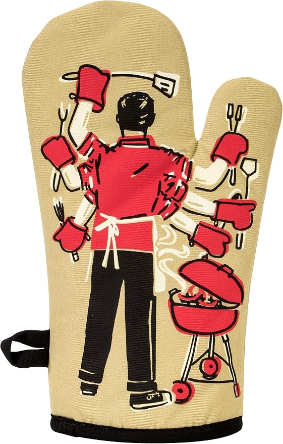 Blue Q I'll Feed All You F*ers Funny & Cute Oven Mitts, Home Kitchen Gifts - Image 2