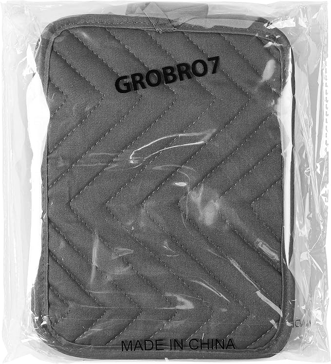 GROBRO7 5Pack Pocket Pot Holders Cotton Heat Resistant Potholder Multipurpose - Image 7