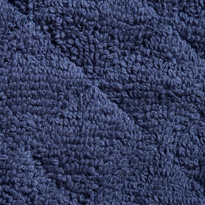 DII Basic Terry Collection Quilted 100% Cotton, French Blue, 3 Piece - Image 4