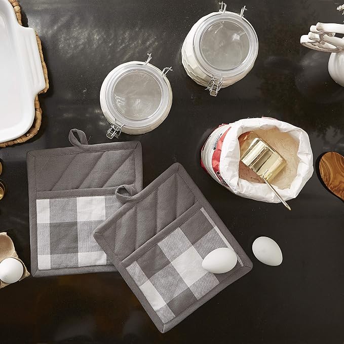 DII Buffalo Check Kitchen Collection, Classic Farmhouse Kitchen Set, One Size - Image 3