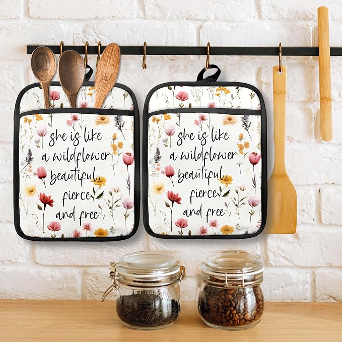 Inspirational Floral Pot Holders - Image 3