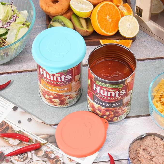 2PCs 3.5-inch Silicone Can Lids - Image 7