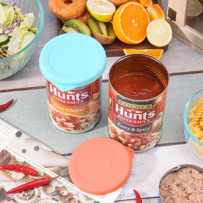 4PCs 3.5-inch/8.2cm Silicone Can Lids, Food Sealing Lids - Image 8