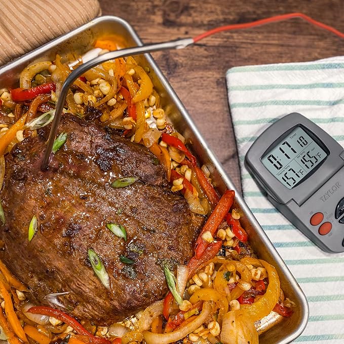 Taylor Programmable with Timer Instant Read Wired Probe Digital, Grill BBQ - Image 4