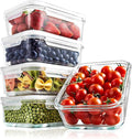 NutriChef 10-Piece Superior Glass Food Storage Containers Set, Stackable by NutriChef%E2%84%A2Kitchen
