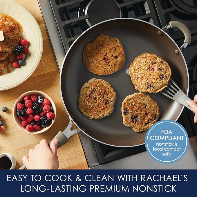 Rachael Ray Cook + Create Nonstick Frying Pan/Skillet - Image 3