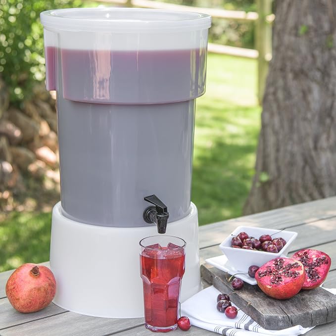 Carlisle FoodService Products Round Beverage Dispenser Drink Dispenser - Image 5