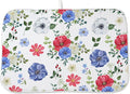 Blue Red Floral Dish Drying Mats 18x24 Inch Independence Day Flower Drying Mats by OFIRD