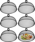 6 Pcs Metal Mesh Food Cover 11 Inch Mesh Food Tents Fly Fruit Screen Food Net by Unknown
