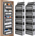 JARLINK 2 Pack Over the Door Organizer Storage, 5 Shelf Hanging Door Organizer by JARLINK
