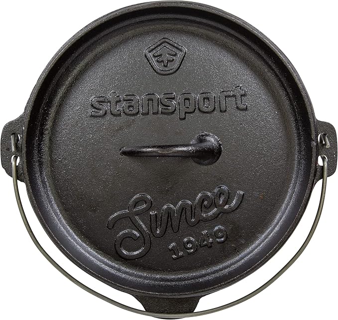 Stansport Pre-Seasoned Cast Iron Dutch Oven - Image 9