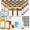 Aliggbent Spice Jars with Lable, Spice Containers Bottles, Glass Seasoning Jars by AliggbentGoodChoice