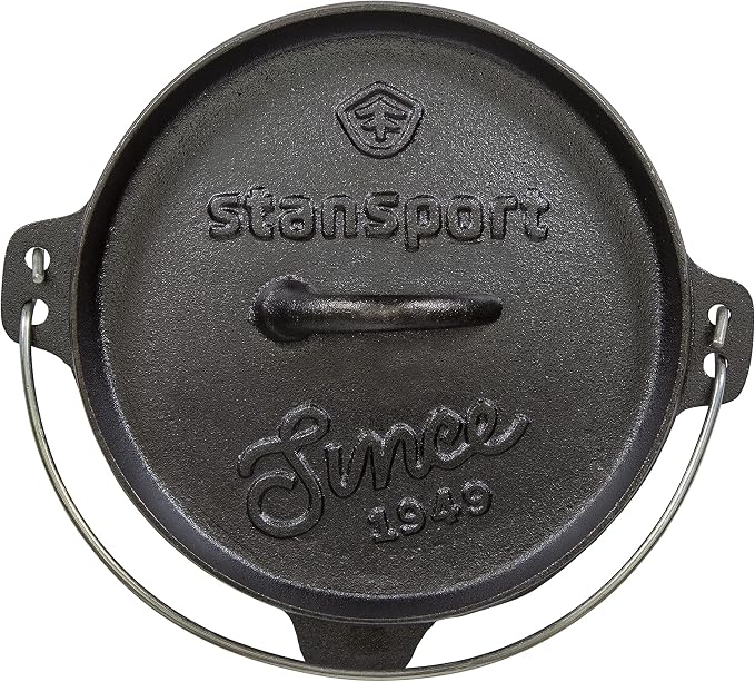 Stansport Pre-Seasoned Cast Iron Dutch Oven - Image 9