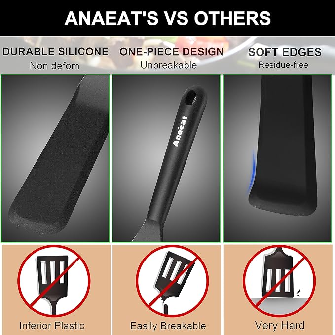 Anaeat Silicone Thin Spatula Set of 2 - Image 6
