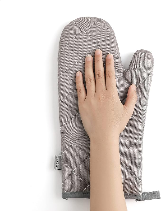 Oven Mitts and Pot Holders 4 pcs Set, High Heat Resistant 500 Degree Extra - Image 5
