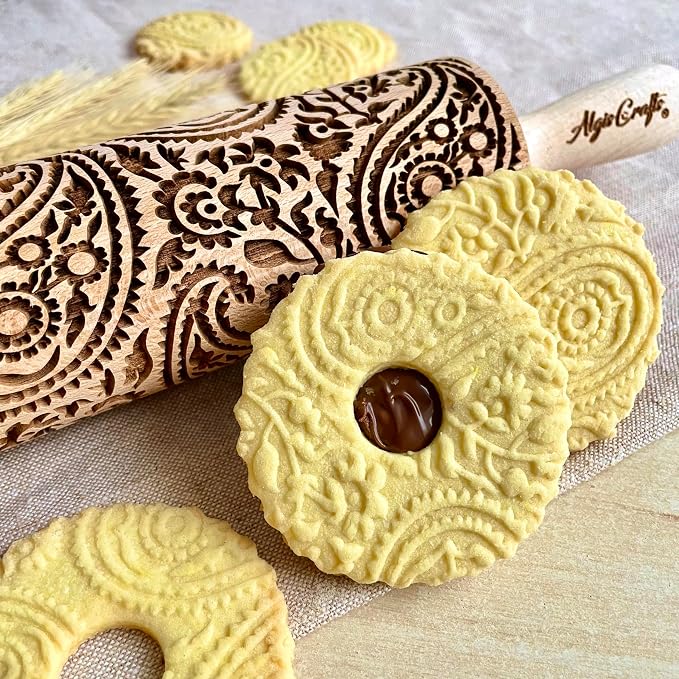 PAISLEY Embossing Rolling Pin - Image 8