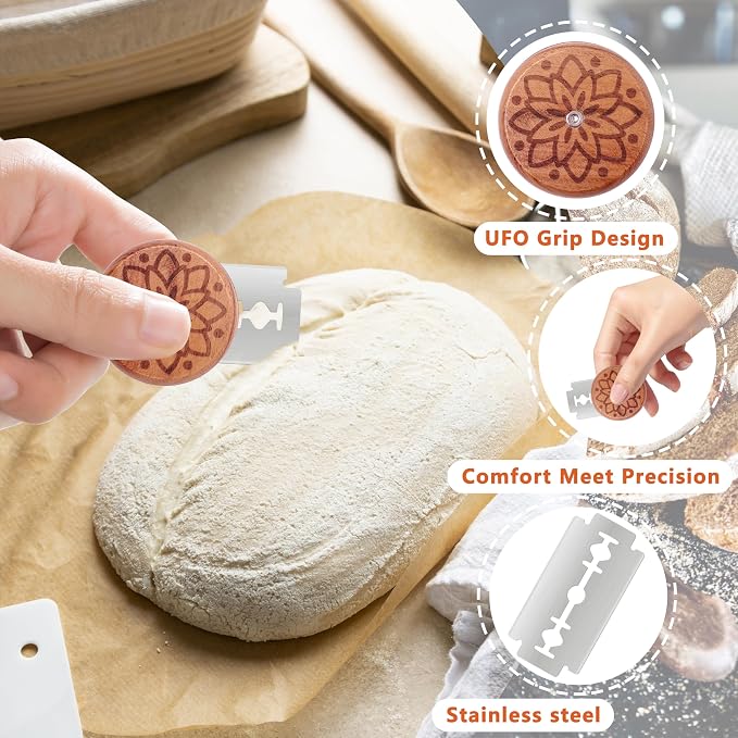 UFO Bread Lame Cutter for Homemade Sourdough, Bread Scorer Tool for Sourdough - Image 4