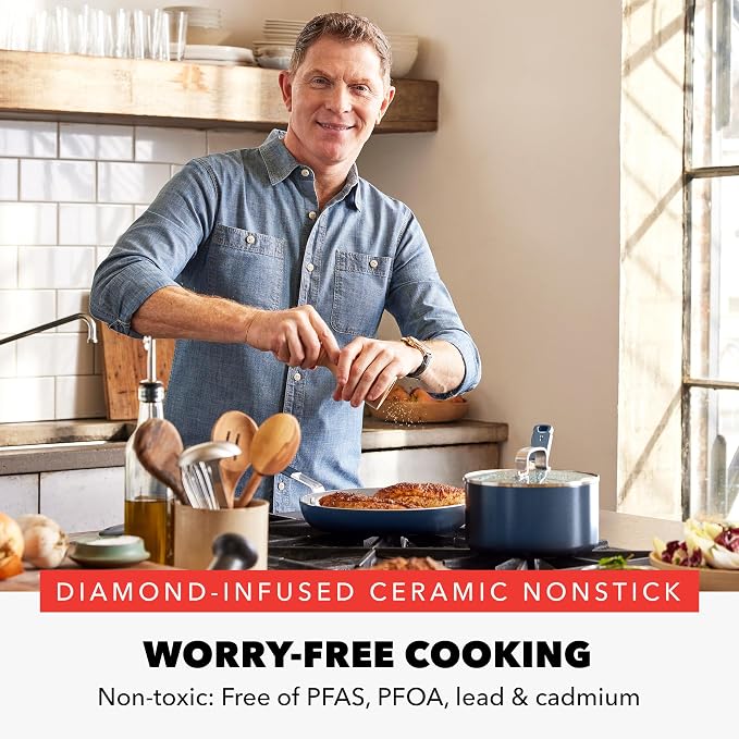 GreenPan x Bobby Flay 2.5QT Nonstick Saucepan - Image 2