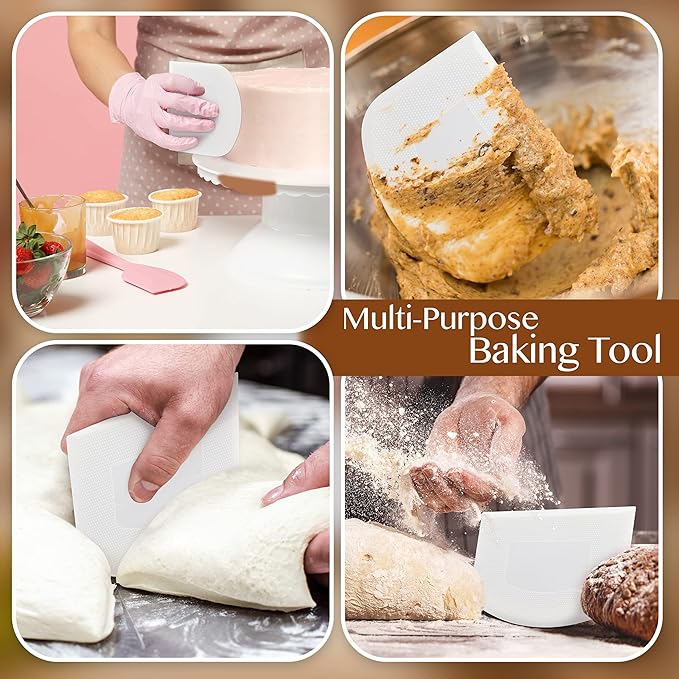 Plastic Bench Scraper for Baking - Image 6