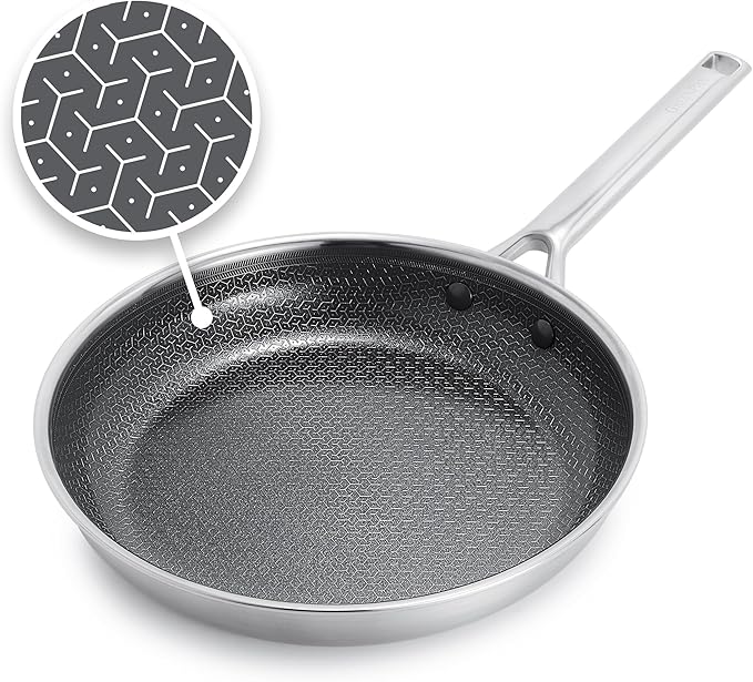 GreenPan Hybrid 10” Nonstick Stainless Steel Frying Pan, APEX Tri-Ply by GreenPan