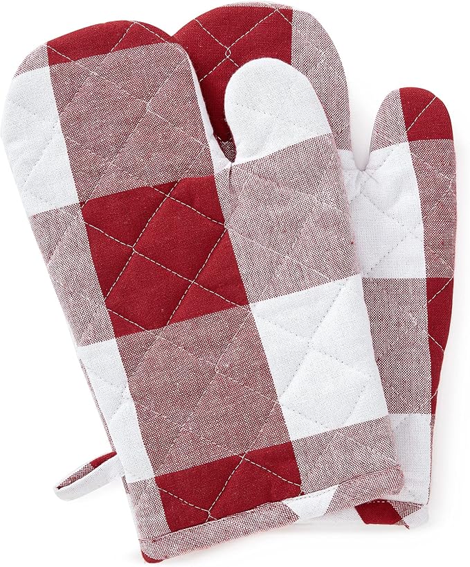 Encasa XO Long 12"x7" Oven Microwave Hand Gloves Mitts - Image 2