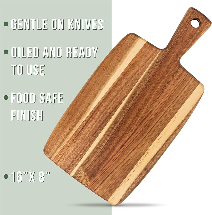 Acacia Wood Cutting Board and Chopping Board - Image 3