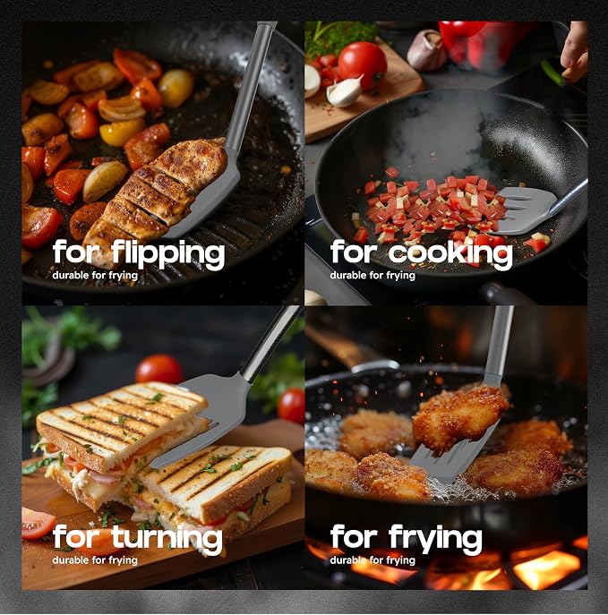 BakeRoyal Silicone Spatula Set - Image 3