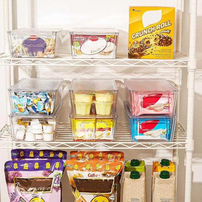 Vtopmart 2pcs Clear Organizers and Storage Bins - Image 7