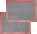 Silicone Baking Mat with Microperforated, Reusable Air Mesh Silicone Mat by AmyandoneKitchen