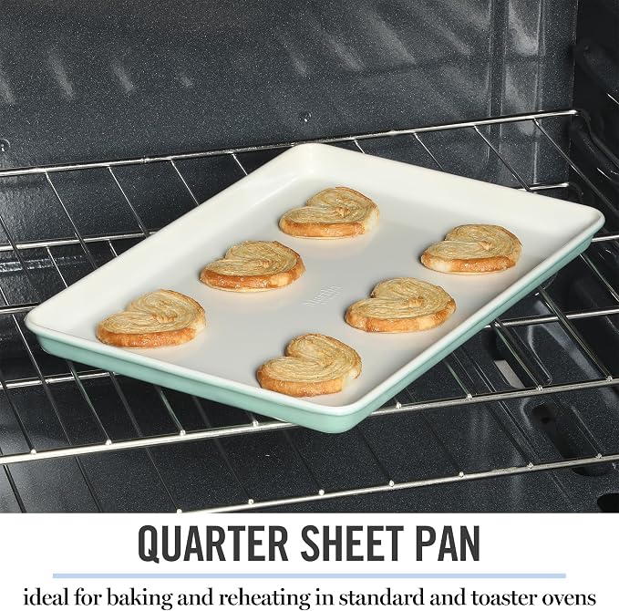 Martha Stewart Gallen 13 x 9 Inch Nonstick Carbon Steel Cookie Sheet - Image 6