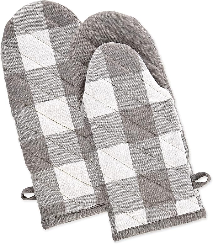 DII Buffalo Check Kitchen Collection, Classic Farmhouse Kitchen Set, Oven Mitt by DII