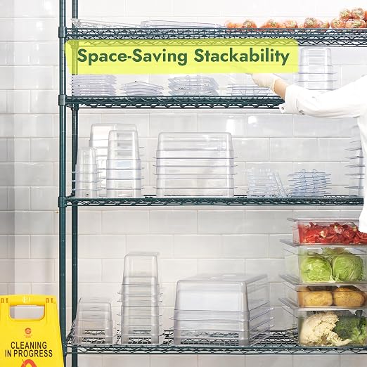 CURTA 6-Pack 1/4 Size 6" Deep NSF Polycarbonate Food Pans - Image 5