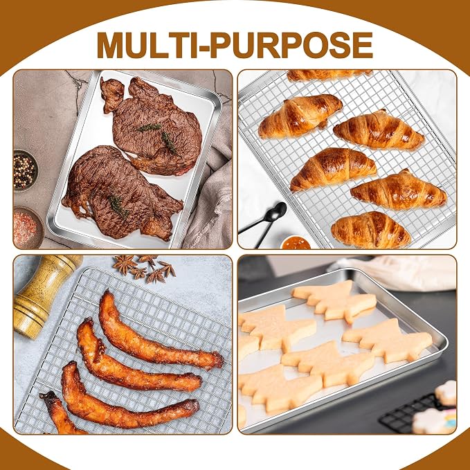 E-far Stainless Steel Baking Sheet - Image 6
