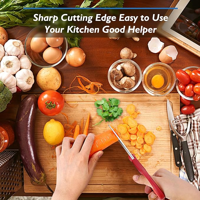 Kitchen Scissors, Rkqoa Black Kitchen Shears All Purpose Heavy Duty - Image 5