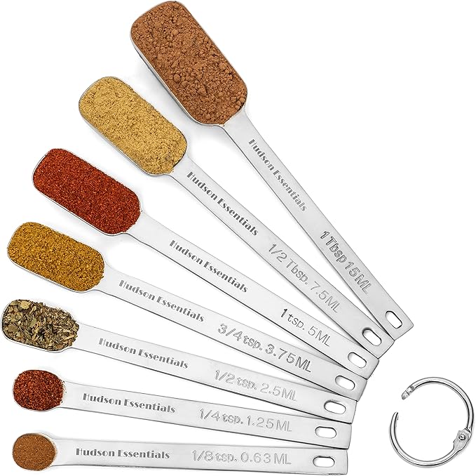 Hudson Essentials Stainless Steel Measuring Spoons Set - Image 2