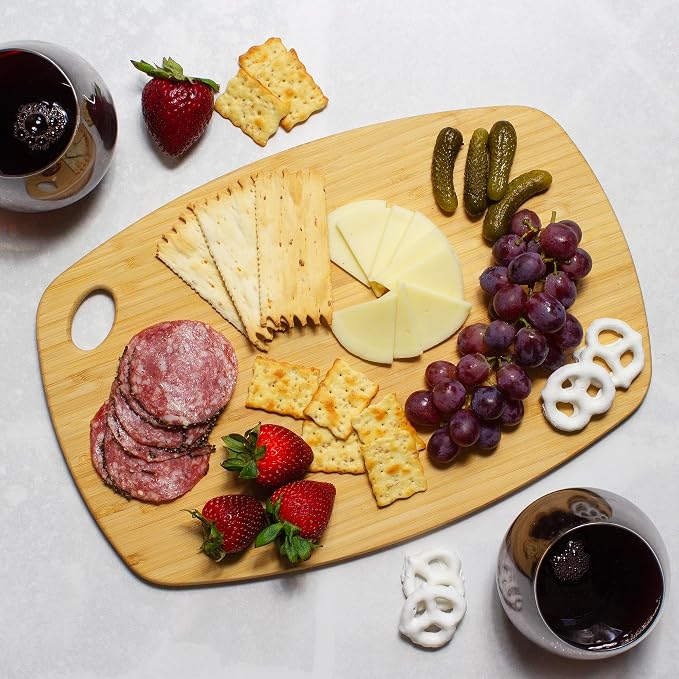 Totally Bamboo GreenLite Dishwasher Safe Cutting Board, 13.5" x 9" Reversible - Image 5