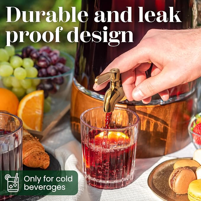 FOODLE Glass Drink Dispenser - Image 4