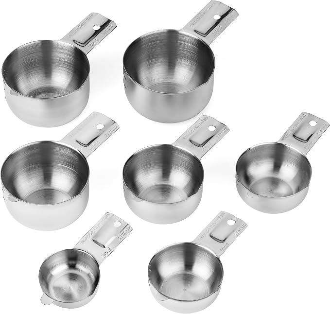 Hudson Essentials Stainless Steel Measuring Cups Set - Image 8