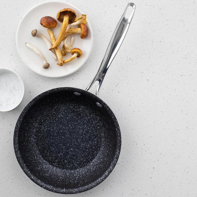 Nordic Ware Basalt Aluminum Saute Skillet, Ceramic Coating - Image 6