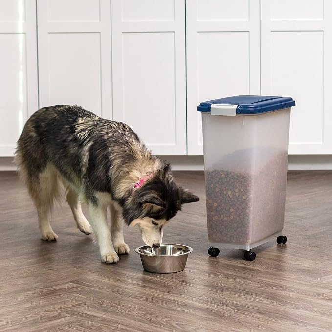 IRIS USA Dog Food Storage Container 38 lb, Airtight Large Pet Food Storage Bin - Image 6