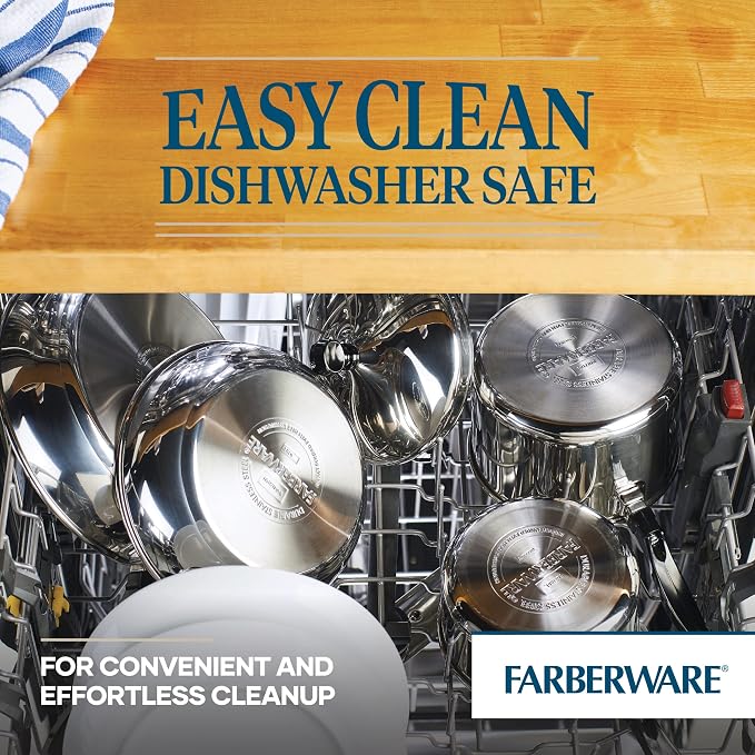 Farberware Classic Stainless Steel 4-Quart Covered Saucepot - Image 2
