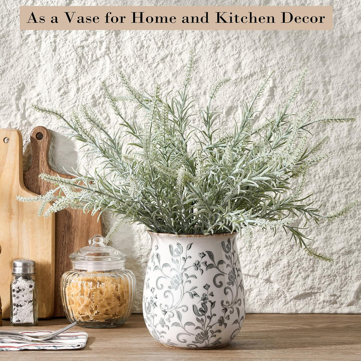 Utensil Holder for Kitchen Counter, Modern Farmhouse Cooking Utensil