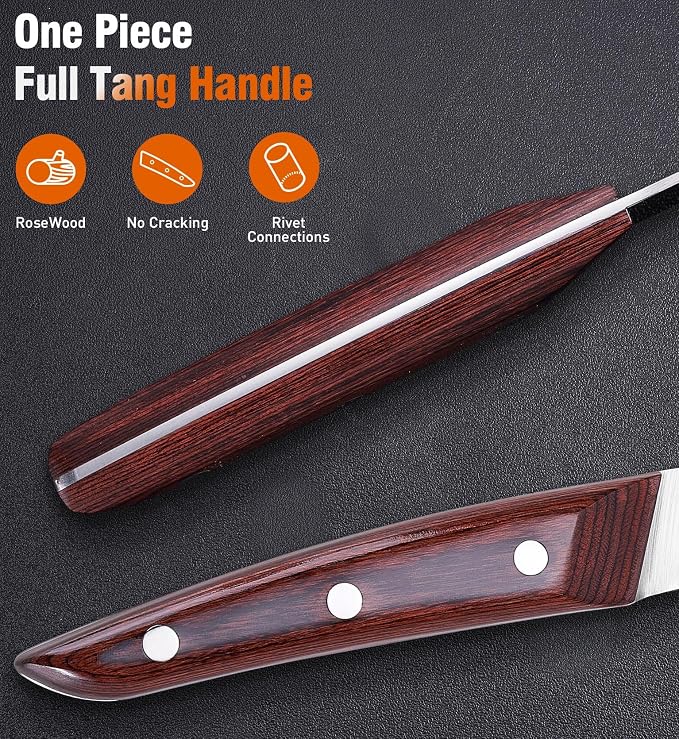 Naitesen 5PCS Professional Kitchen Chef Knife Set - Image 4