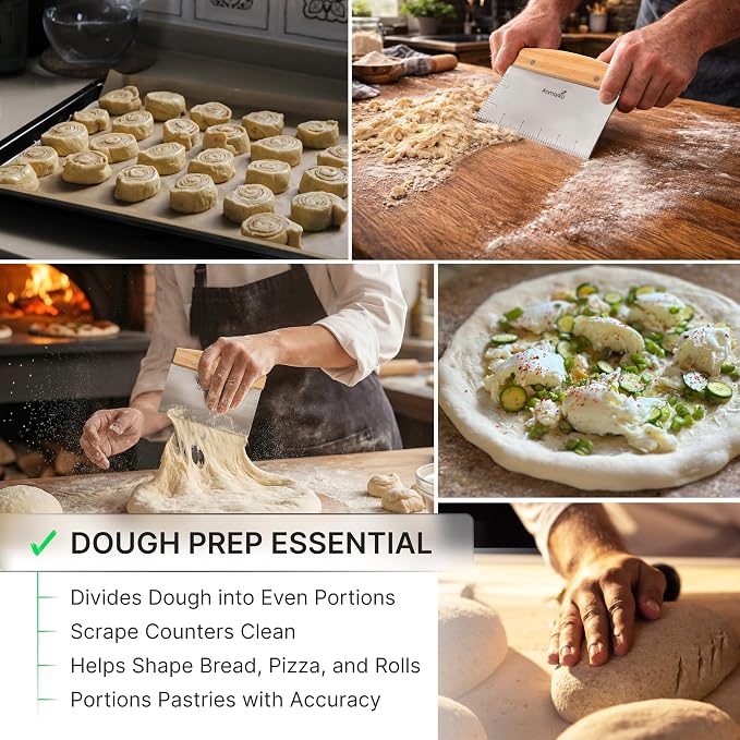 Dough Cutter for Bread and Pizza Dough - Image 2