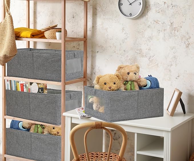 Fordonral 4 Pack Closet Organizers and Storage Bins, Storage Containers - Image 5