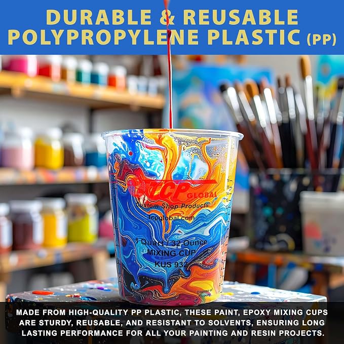 Custom Shop Paint Mixing Cups, 32-Ounce - Image 4