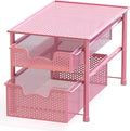 Simple Houseware Stackable 2 Tier Sliding Basket Organizer Drawer by SimpleHouseware