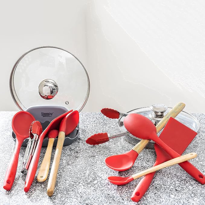 Spoon Rest for Kitchen Counter – Pot Lid Holder and Spoon Holder – Multipurpose - Image 4